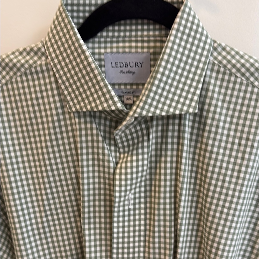 Green Checkered Men's Shirt